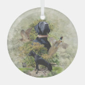 Ornement En Verre Pointer allemand (Recto)