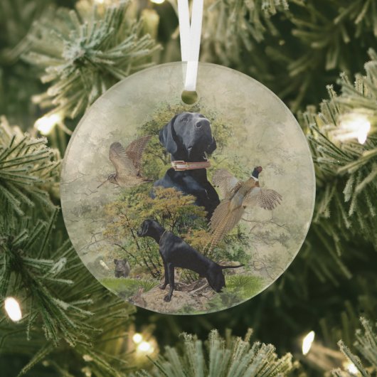Ornement En Verre Pointer allemand (Insitu)