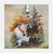 Ornement En Verre Pointeur anglais (Verso)