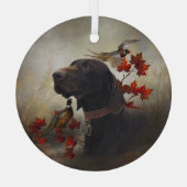 Ornement En Verre Pointeurs germains (GSP) (Verso)