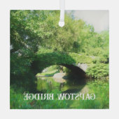 Ornement En Verre Pont Gapstow À Central Park (Verso)