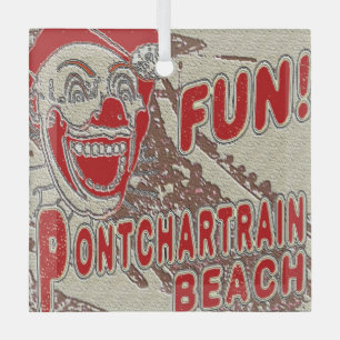 Ornement En Verre Pontchartrain Beach Clown
