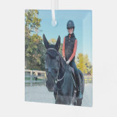 Ornement en verre pour cheval de commande spéciale (Avant gauche)