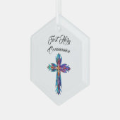 Ornement En Verre Première Croix de la Sainte Communion (Avant gauche)