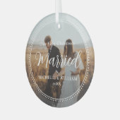 Ornement En Verre Première photo du script Marié de Noël (Avant gauche)