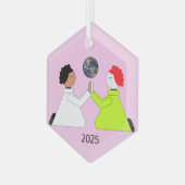 Ornement En Verre Priez pour le monde : Lavande (Avant gauche)