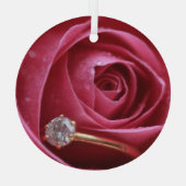 Ornement En Verre Proposition de bague diamant (Verso)