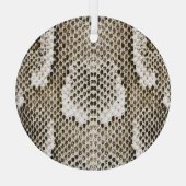 Ornement En Verre Python Skin : Design Motif animal (Verso)