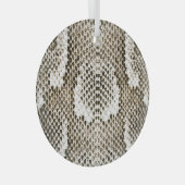 Ornement En Verre Python Skin : Design Motif animal (Avant droite)