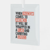 Ornement En Verre Quand le fascisme arrive en Amérique (Avant gauche)