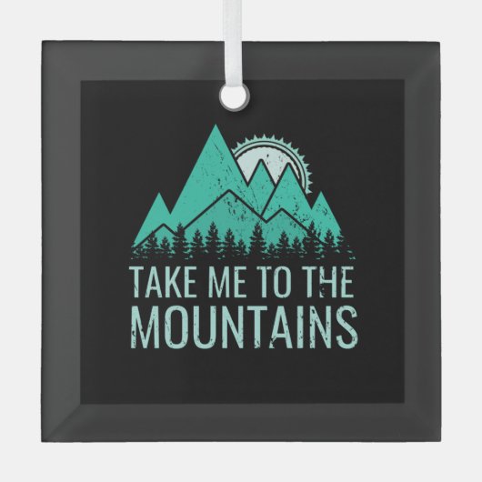 Ornement En Verre Randonnée (Recto)