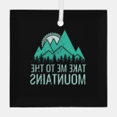 Ornement En Verre Randonnée (Verso)