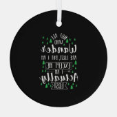 Ornement En Verre Randonnée Drôle Dire (Verso)