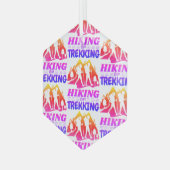 Ornement En Verre Randonnée ou trekking (Avant gauche)