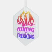 Ornement En Verre Randonnée ou trekking (Avant gauche)