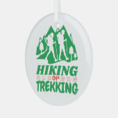 Ornement En Verre Randonnée ou trekking (Avant gauche)