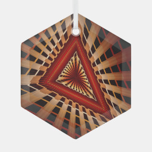 Ornement En Verre Réseau d'Imaginaires 3D Conception graphique fract