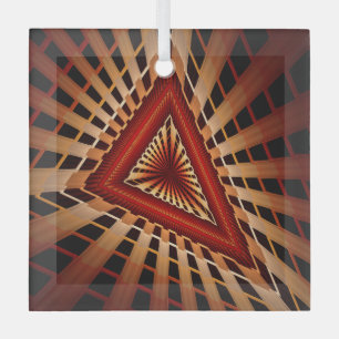 Ornement En Verre Réseau d'Imaginaires 3D Conception graphique fract