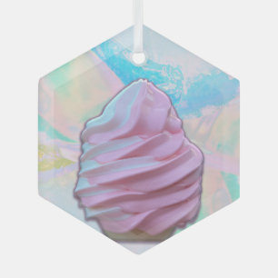 Ornement En Verre Rêve de glace pastel