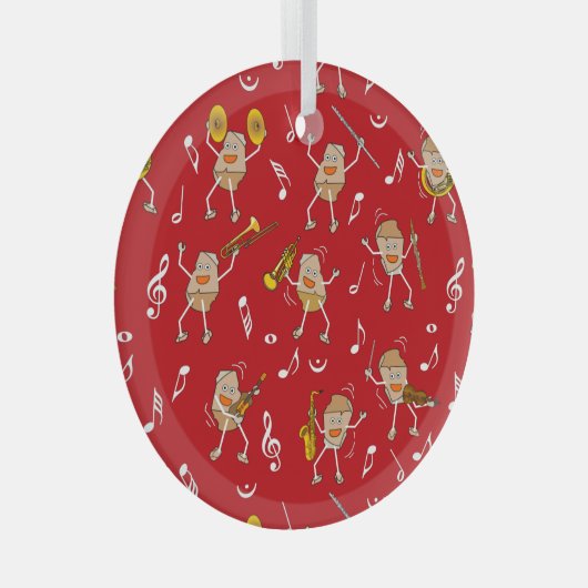 Ornement En Verre Rock Instruments de musique (Avant droite)