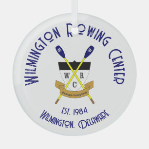 Ornement en verre rond WRC