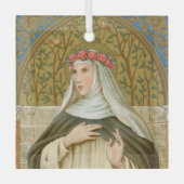 Ornement En Verre Rose de Lima (BK 020) (Recto)