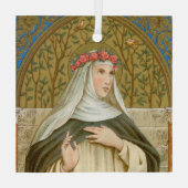 Ornement En Verre Rose de Lima (BK 020) (Verso)