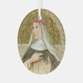 Ornement En Verre Rose de Lima (BK 020) (Avant gauche)