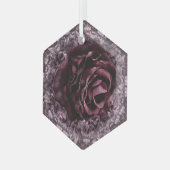 Ornement En Verre Rose Mandala (Avant gauche)