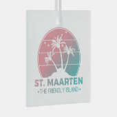 Ornement En Verre Saint-Martin | Sint Martin Retro Gradient (Avant droite)