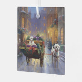 Ornement En Verre Saison de Noël maltaise (Avant gauche)