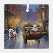 Ornement En Verre Saison de Noël maltaise (Verso)