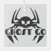 Ornement En Verre Saison Éffrayante de Ghost Go (Recto)