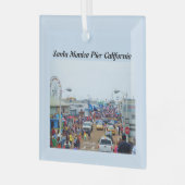 ORNEMENT EN VERRE SANTA MONICA PIER    (Avant gauche)