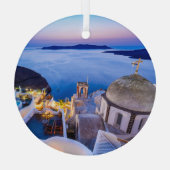 Ornement En Verre Santorin (Verso)