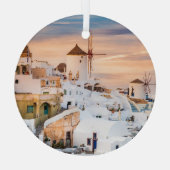 Ornement En Verre Santorin (Verso)