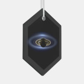 Ornement En Verre Saturne a éclipsé le soleil de Cassini OrbiterC (Avant droite)