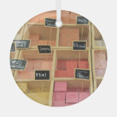 Ornement En Verre Savon de Provence (Recto)