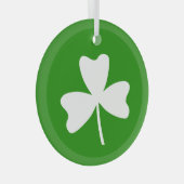 Ornement En Verre Shamrock (Avant droite)