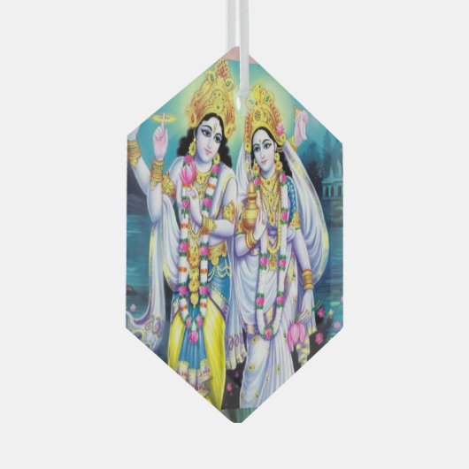 Ornement En Verre Shri Hari Vishnu (Avant droite)