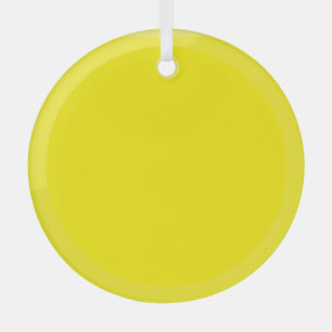 Ornement En Verre simple couleur solide minimale personnalisée