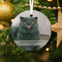 Simple Funny 'Define Naughty' Garde photo pour ani