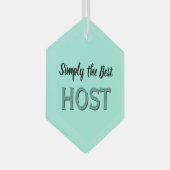 Ornement En Verre Simply the Best Host (Avant droite)