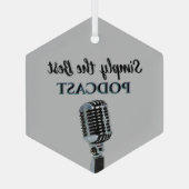 Ornement En Verre Simply the Best Podcast (Verso)