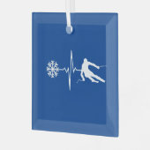 Ornement En Verre Ski (Avant gauche)