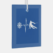 Ornement En Verre Ski (Avant droite)