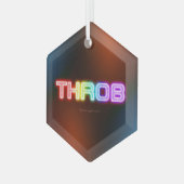 Ornement En Verre SlipperyJoe's gorge arc-en-ciel dégradé épais ca (Avant gauche)