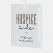 Ornement En Verre Soins d'hospitalisation sur mesure (Avant gauche)