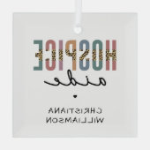 Ornement En Verre Soins d'hospitalisation sur mesure (Verso)