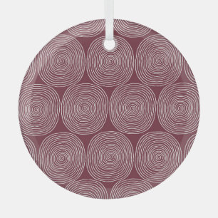 Ornement En Verre Spiralé Whimsy : Composition Vintage artistique